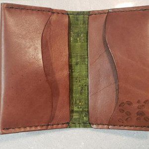 ScapeGrace Designs Bi-fold Brown Leather Wallet
